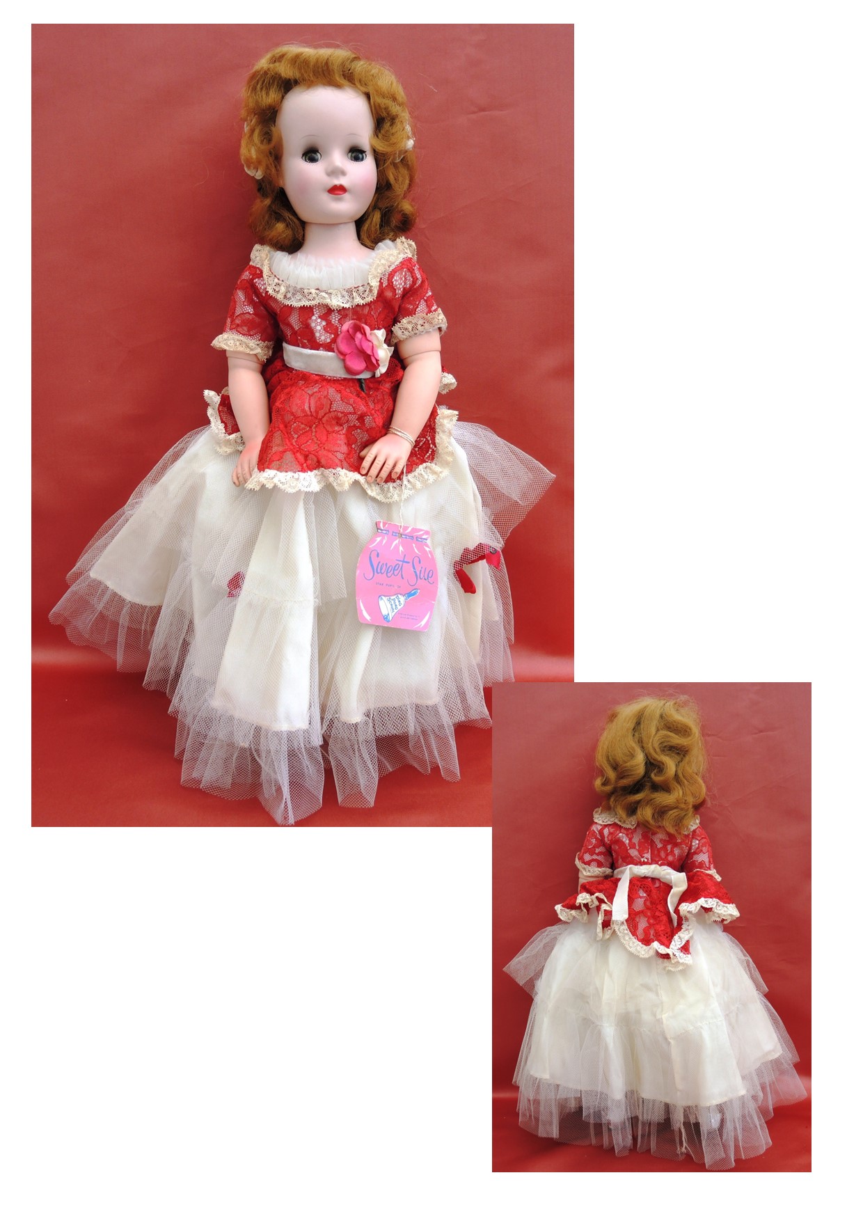 RARE POUPEE  SWEET SUE MARCHEUSE par AMERICAN CHARACTER  ANNEES